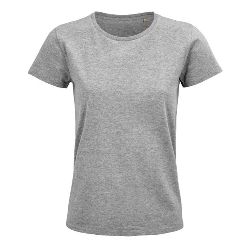 besticktes Bio Baumwoll Frauen T-Shirt | Emoji der Woche