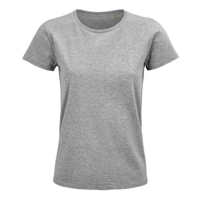 besticktes Bio Baumwoll Frauen T-Shirt | Emoji der Woche
