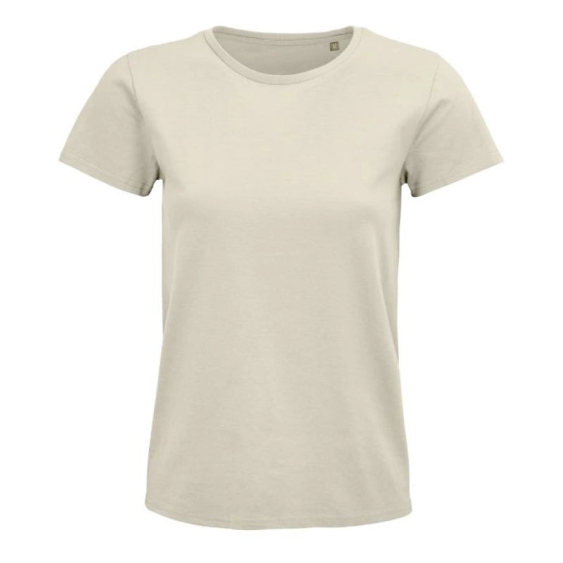 besticktes Bio Baumwoll Frauen T-Shirt | Emoji der Woche