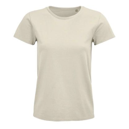 besticktes Bio Baumwoll Frauen T-Shirt | Emoji der Woche