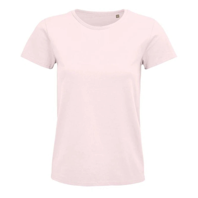 besticktes Bio Baumwoll Frauen T-Shirt | Emoji der Woche
