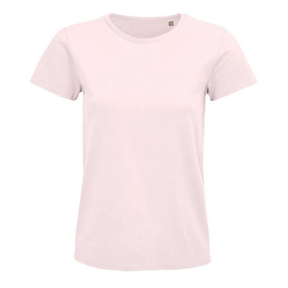 besticktes Bio Baumwoll Frauen T-Shirt | Emoji der Woche